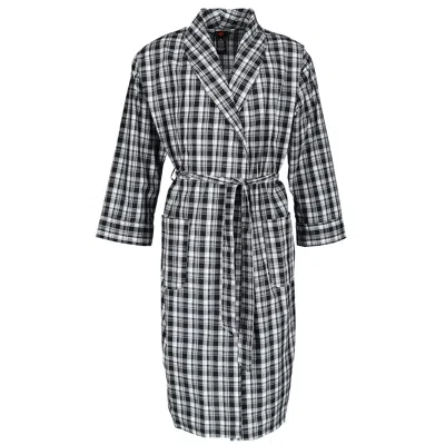Hanes Men's Lightweight Woven Robe Tall Sizes In Black