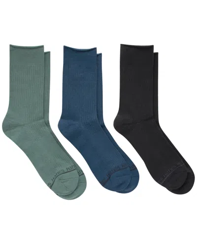 Hanes Men's Originals Premium Supersoft Crew Socks, 3-pack In Multi