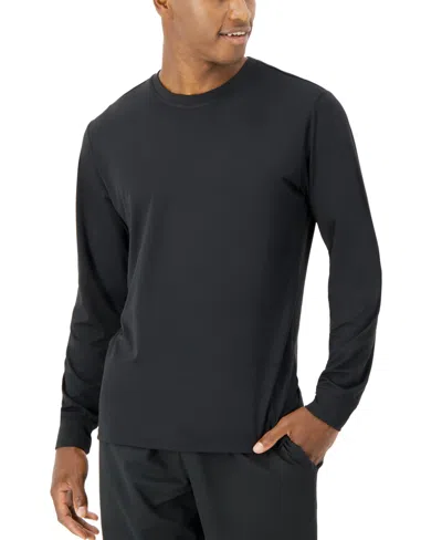 Hanes Men's Moves Performance Long Sleeve Tee In Black