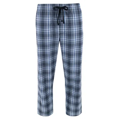 Hanes Men's Tag Free Comfort Flex Plaid Pajama Lounge Pant In Black