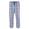 Hanes Men's Tag Free Comfort Flex Plaid Pajama Lounge Pant In Red