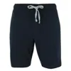 Hanes Men's Tag Free Knit Pajama Lounge Short With Side Pockets In Black