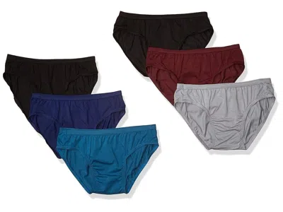 Hanes Men's Tagless Comfort Flex Fit Dyed Bikini, 6 Pack Men's Underwear Assorted: 3xl In Multi