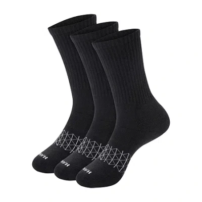 Hanes Men's Ultimate Absolute Comfort 3 Pairs In Black