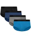 Hanes Men's Ultimate Comfort Blend Briefs, 4-pack In Multi