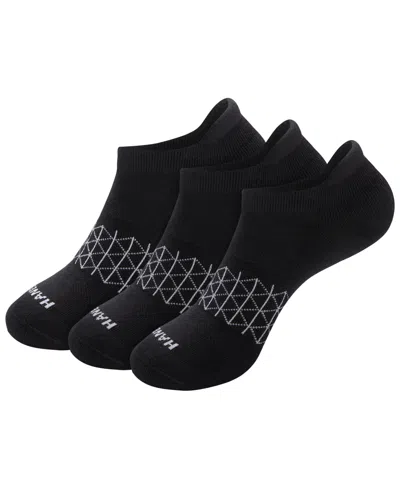 Hanes Men's Ultimate Heel Shield Socks, 3-pack In Black