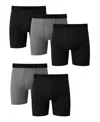 Hanes Men's Ultimate Lightweight Boxer Briefs, 5-pack In Multi