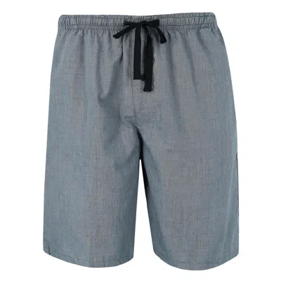 Hanes Men's Woven Cotton Pajama Sleep Shorts In Grey