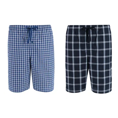 Hanes Men's Woven Cotton Pajama Sleep Shorts (pack Of 2) In Multi