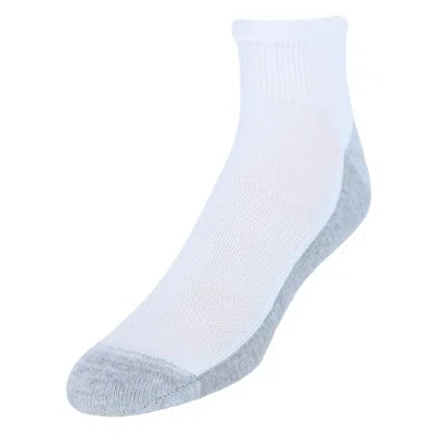 Hanes Men's X-temp Big And Tall Ankle Socks (12 Pack) In White