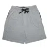 Hanes Mens Big & Tall Jersey Knit Cotton Button Fly Pajama Sleep Shorts In Multi