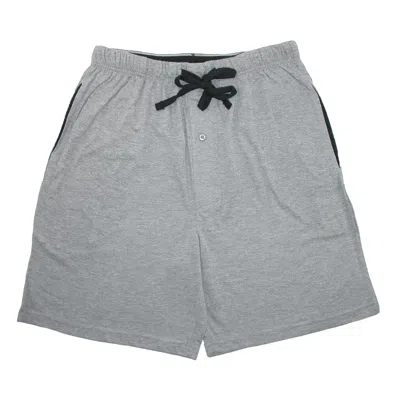 Hanes Mens Big & Tall Jersey Knit Cotton Button Fly Pajama Sleep Shorts In Multi