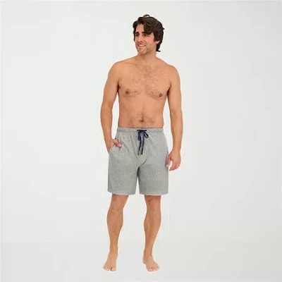 Hanes Mens Knit 2-pc. Pajama Shorts In Blue