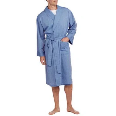 Hanes Mens Long Sleeve Mid Length Robe In Animal Print
