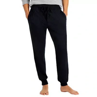 Hanes Modal Stretch Jogger Mens Big Pajama Pants In Black