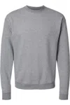 Hanes Perfect Fleece Crewneck Sweatshirt In Gray