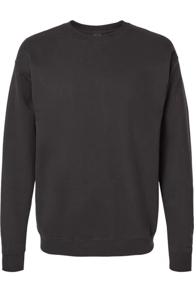 Hanes Perfect Fleece Crewneck Sweatshirt In Gray