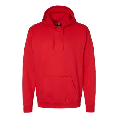 Hanes Perfect Fleece Hooded Sweatshirt In Red