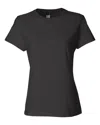 Hanes Perfect-t Womens T-shirt In Black