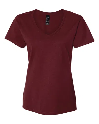 Hanes Perfect-t Women's V-neck T-shirt In Multi