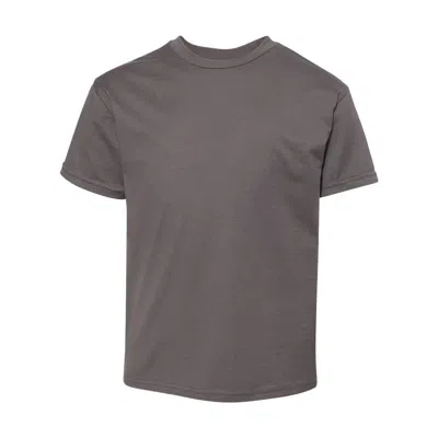 Hanes Kids'  Perfect-t Youth T-shirt In Grey