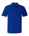 Hanes Piqué Polo In Blue