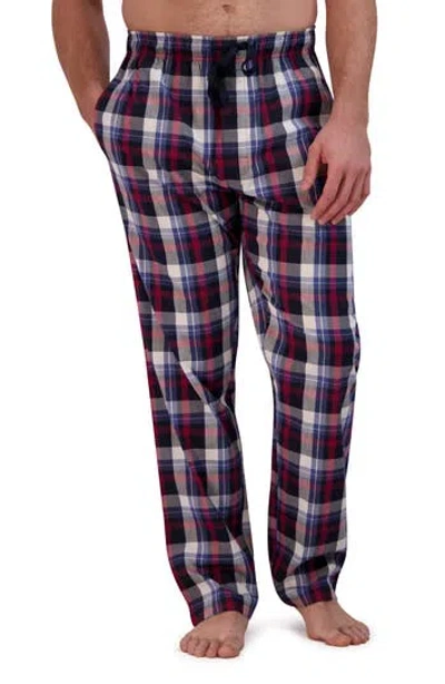 Hanes Plaid Woven Sleep Pants In Red Plaid