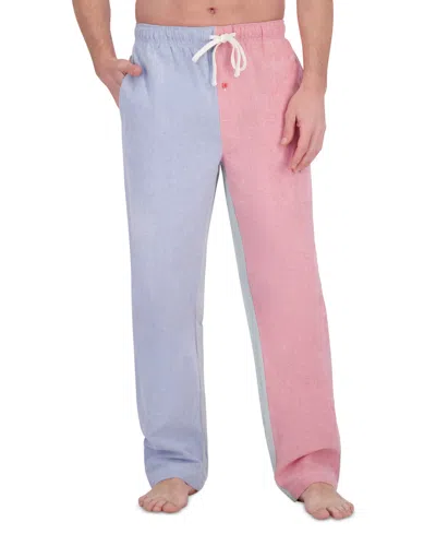 Hanes Platinum Men's Brushed Oxford Sleep Pants In Pink