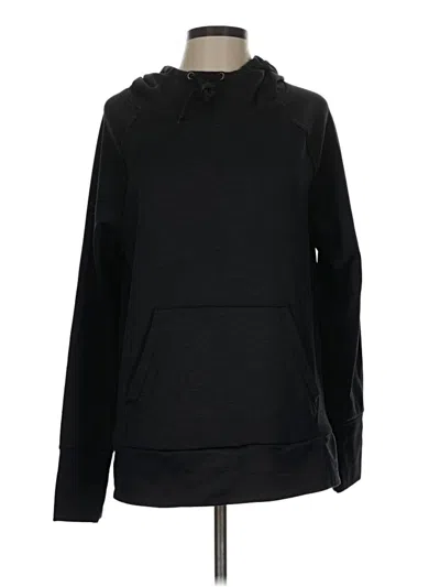 Pre-owned Hanes Pullover Hoodie In Black