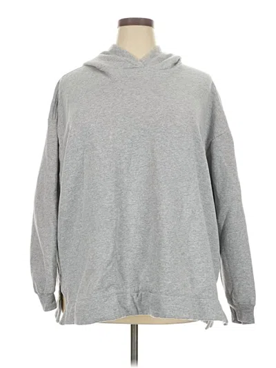 Pre-owned Hanes Pullover Hoodie In Gray