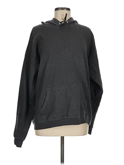 Pre-owned Hanes Pullover Hoodie In Gray