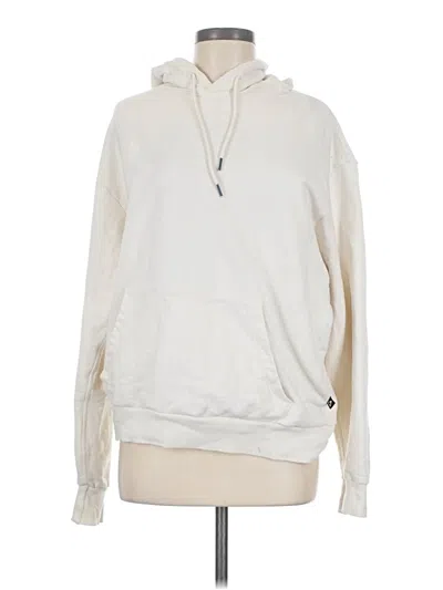 Pre-owned Hanes Pullover Hoodie In White