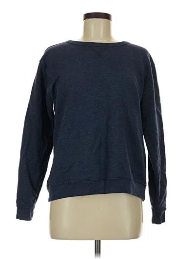 Pre-owned Hanes Pullover Sweater In Blue