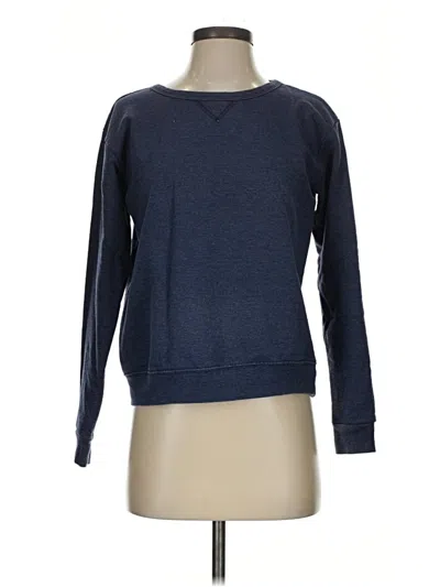 Pre-owned Hanes Pullover Sweater In Blue