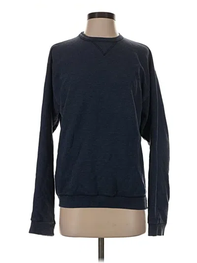 Pre-owned Hanes Pullover Sweater In Blue