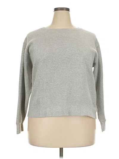 Pre-owned Hanes Pullover Sweater In Gray