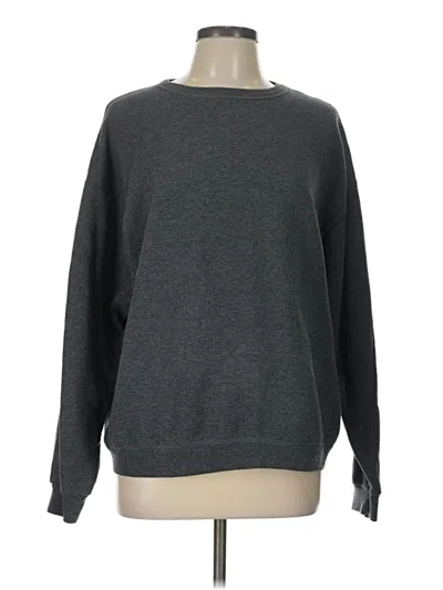 Pre-owned Hanes Pullover Sweater In Gray