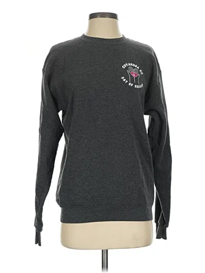 Pre-owned Hanes Pullover Sweater In Gray