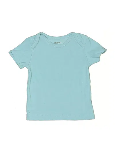 Pre-owned Hanes Kids' Short Sleeve T-shirt In Blue