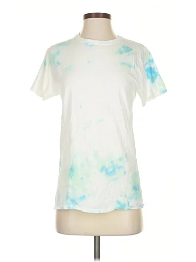 Pre-owned Hanes Short Sleeve T-shirt In White