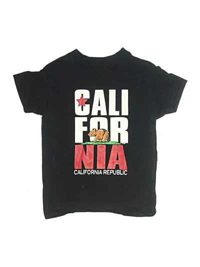 Pre-owned Hanes Kids' Short Sleeve T-shirt In Black