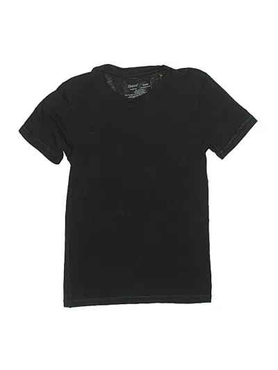 Pre-owned Hanes Kids' Short Sleeve T-shirt In Black