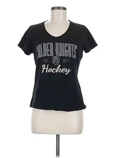 Pre-owned Hanes Short Sleeve T-shirt In Black