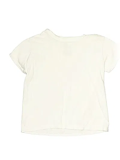 Pre-owned Hanes Kids' Short Sleeve T-shirt In Ivory