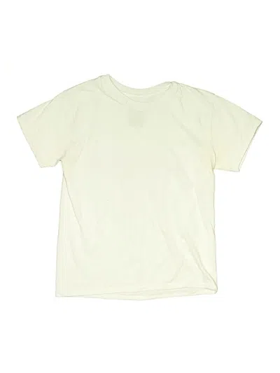 Pre-owned Hanes Kids' Short Sleeve T-shirt In Ivory