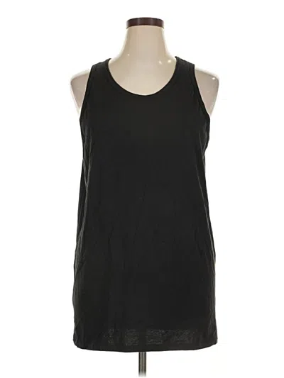 Pre-owned Hanes Sleeveless T-shirt In Black