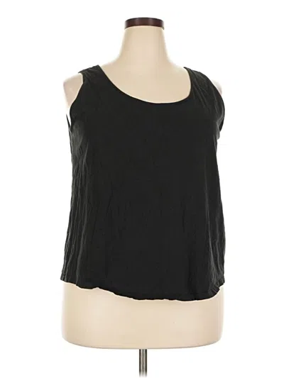 Pre-owned Hanes Sleeveless T-shirt In Black