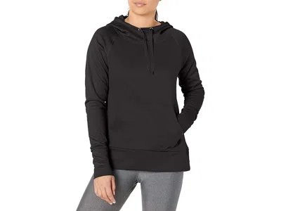 Hanes Sport Women's Performance Fleece Pullover Hoodie Women's Sweatshirt Black Solid/black Heather: Sm