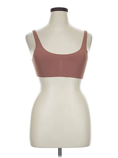 Pre-owned Hanes Sports Bra In Brown