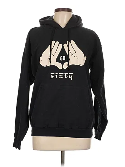 Pre-owned Hanes Sweatshirt In Black